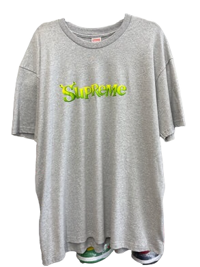 Supreme Shrek Tee Grey Size XL BK